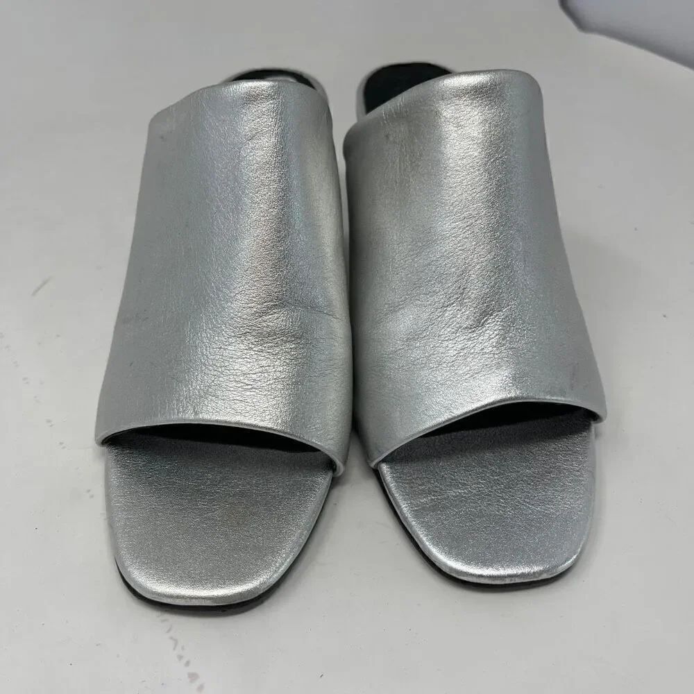 SOL SANA Marcy Mule Silver sz 6.5